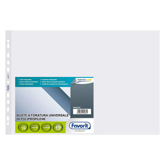 Buste Forate 30X42 Lato Corto Favorit Superior Cf.10