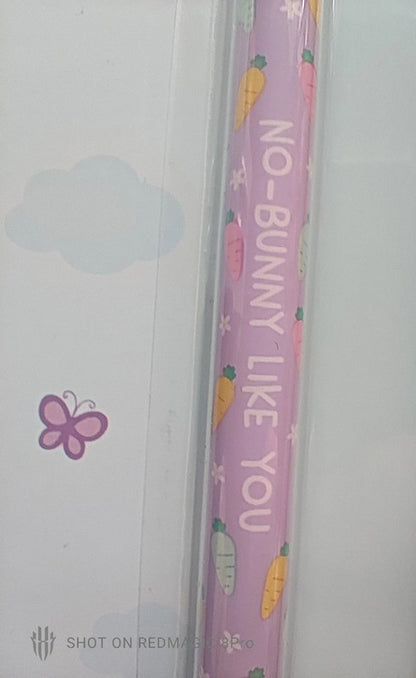 Set 2 Penne Cancellabili Hoppy Easter - Bunny e Chick - Limited Edition