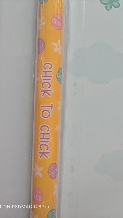 Set 2 Penne Cancellabili Hoppy Easter - Bunny e Chick - Limited Edition