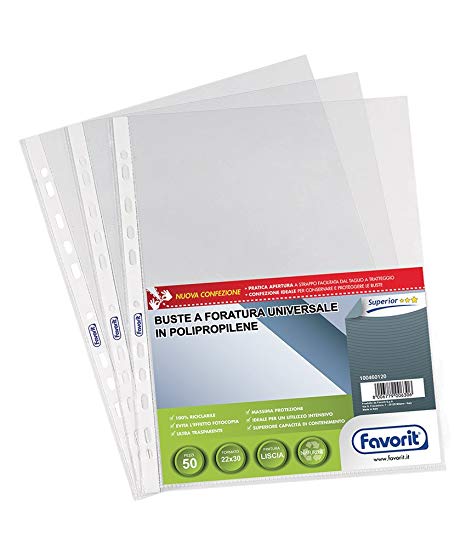 Buste Forate 22X30 Favorit Superior Cf.50