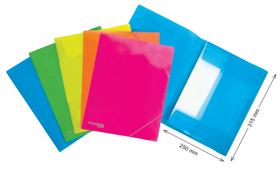 Cartella Con Due Elastici Laterali A4 In PPL Arda Orna