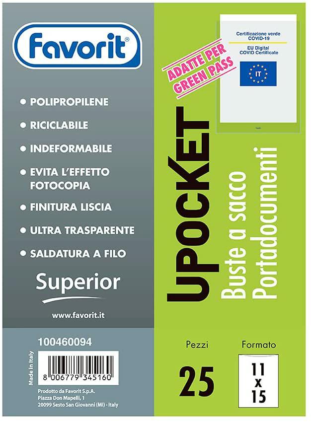 Busta Upocket Favorit 11X15 Superior
