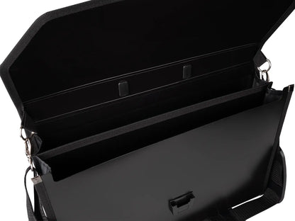 Valigetta In Ppl Con Soffietto E Tracolla 26X39 Nera