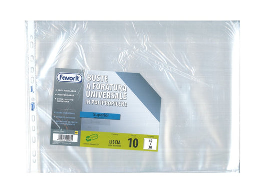 Buste Forate 30X42 Lato Corto Favorit Superior Cf.10
