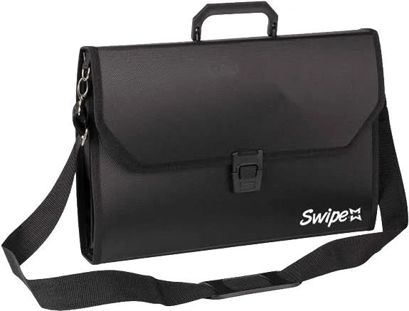 Valigetta In Ppl Con Soffietto E Tracolla 26X39 Nera
